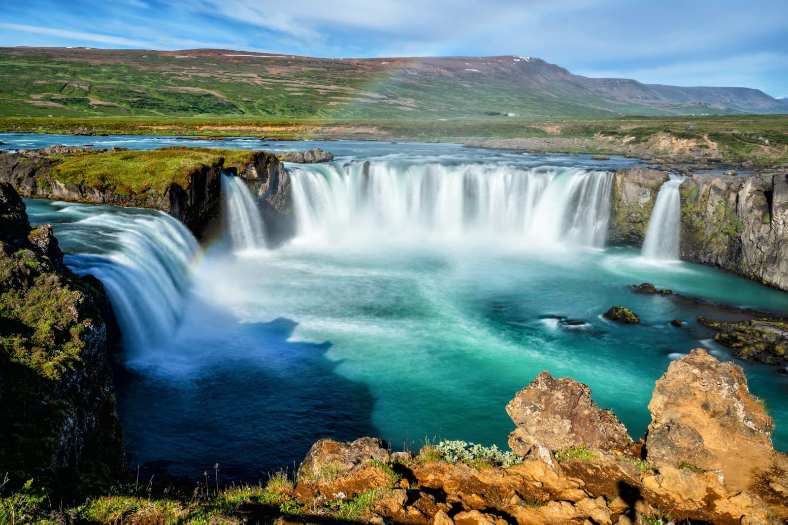 The Waterfall of the Gods and Laufas Museum