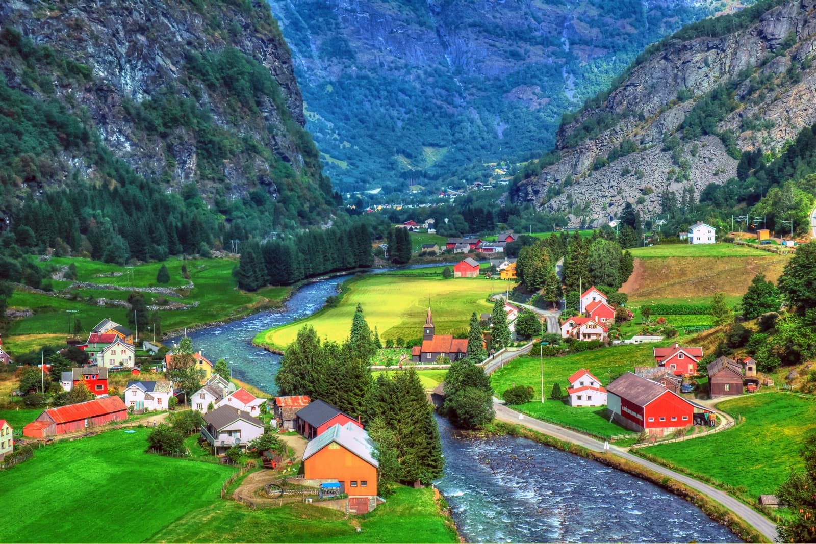 Eidfjord Voringfossen Waterfall and Hardangervidda Center